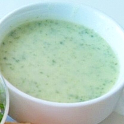 ミキサーを使わない、野菜の冷静スープ